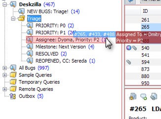Issue Triage with Drag and Drop in Deskzilla
