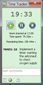 Time Tracker Screenshot